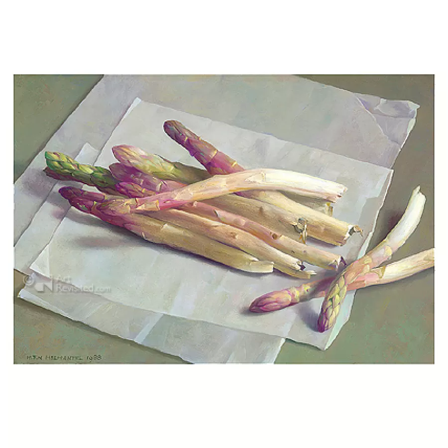 Art Revisited Asperges | Wenskaarten