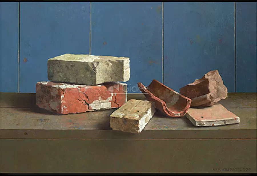 Art Revisited Bouwfragmenten van Klooster Aduard | Giclées