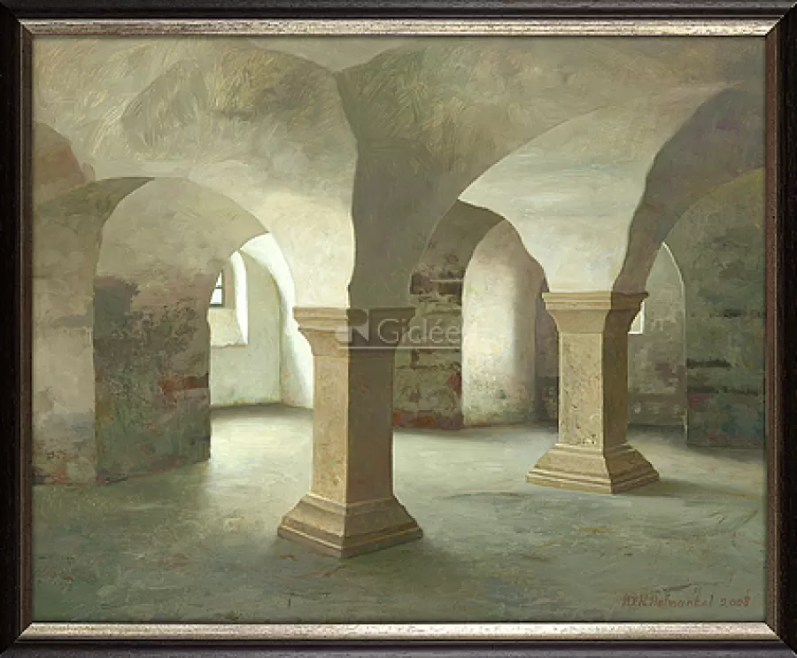 Art Revisited De Crypte van de stiftskerk St. Cyriakus te Gernrode, D (10e eeuw) | Giclées