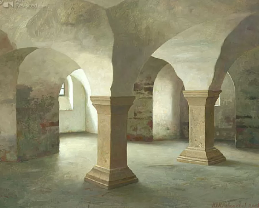 Art Revisited De Crypte van de stiftskerk St. Cyriakus te Gernrode, D (10e eeuw) | Giclées