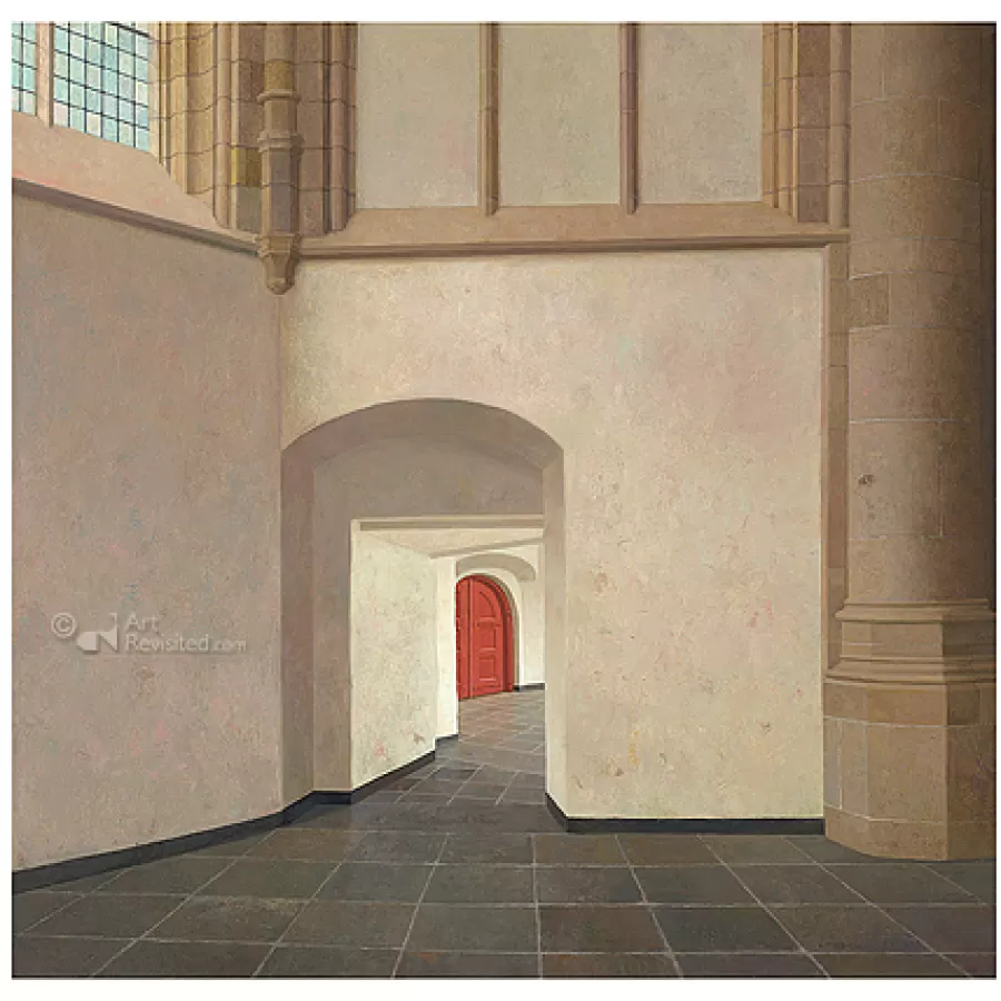 Art Revisited De kooromgang van de Grote Kerk in Dordrecht | Wenskaarten