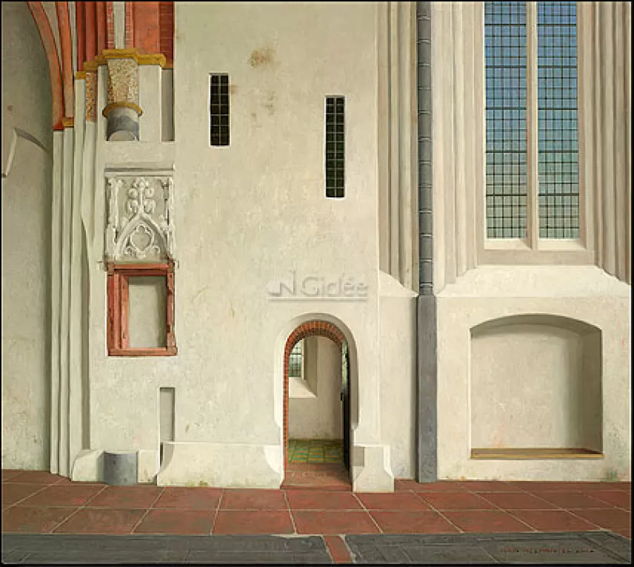 Art Revisited De noordmuur van de Nicolaikerk in Appingedam | Giclées