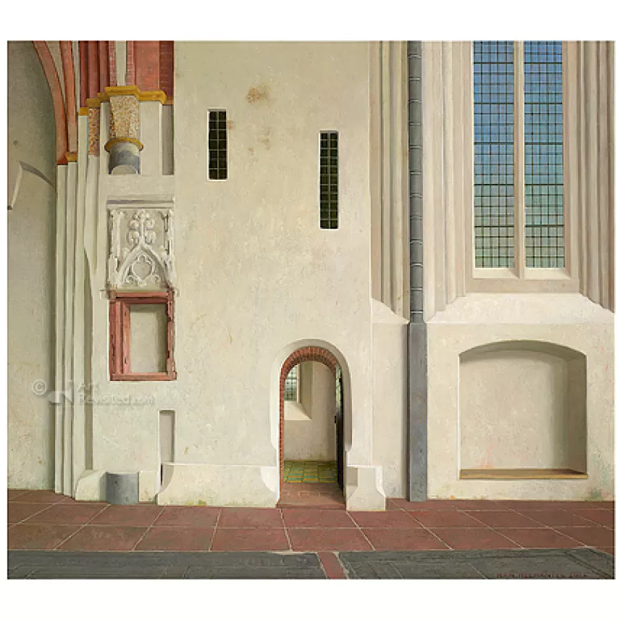 Art Revisited De noordmuur van de Nicolaikerk in Appingedam | Wenskaarten