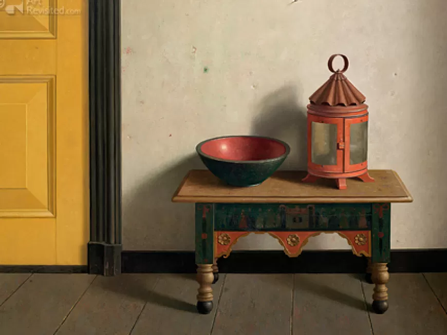 In de keuken van De Weemin Westeremden (compositie met gele deur)^Art Revisited Online