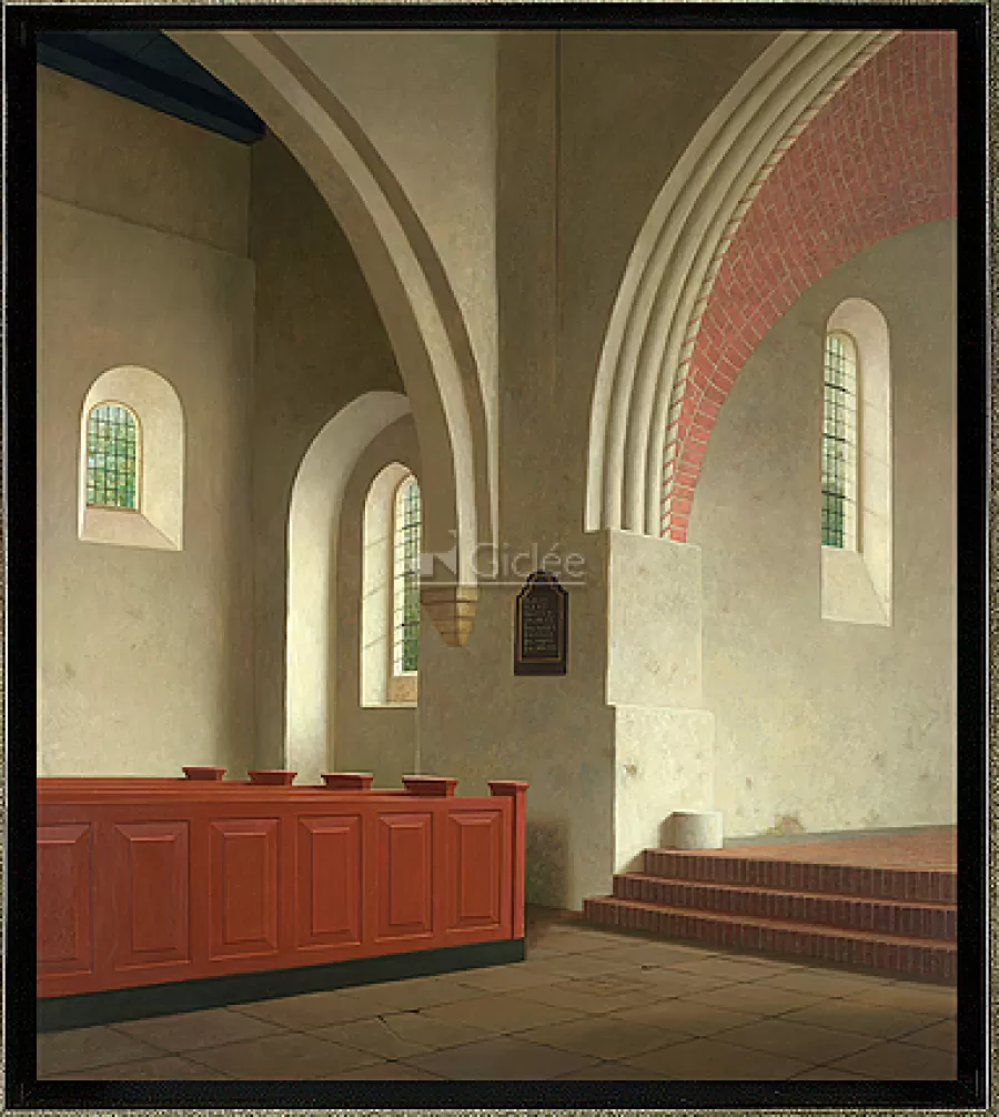 Art Revisited Interieur Donatuskerk te Leermens (1000-1400) | Giclées
