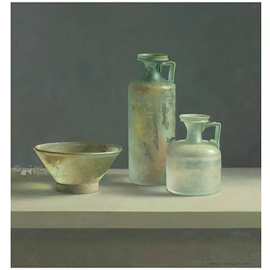 Art Revisited Romeins glas | Wenskaarten
