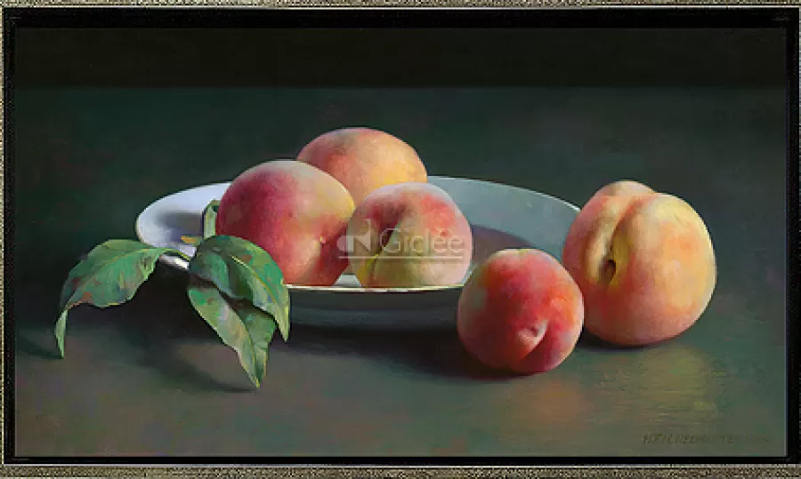 Art Revisited Stilleven met perziken | Giclées