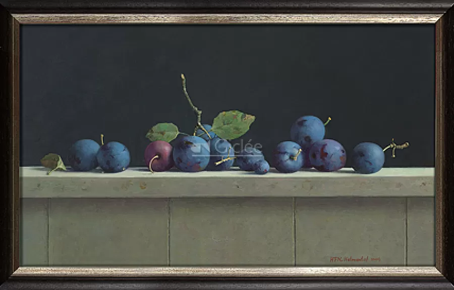 Art Revisited Stilleven met pruimen | Giclées