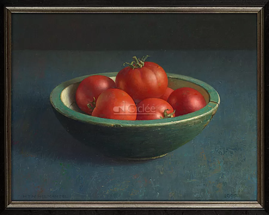 Art Revisited Tomaten in groene bak | Giclées
